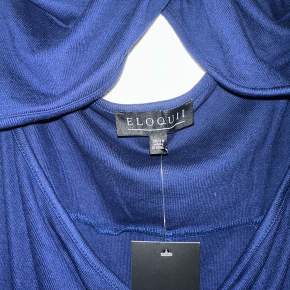 Eloquii Ribbed Dress with Halter Neck - Picture 3 of 3